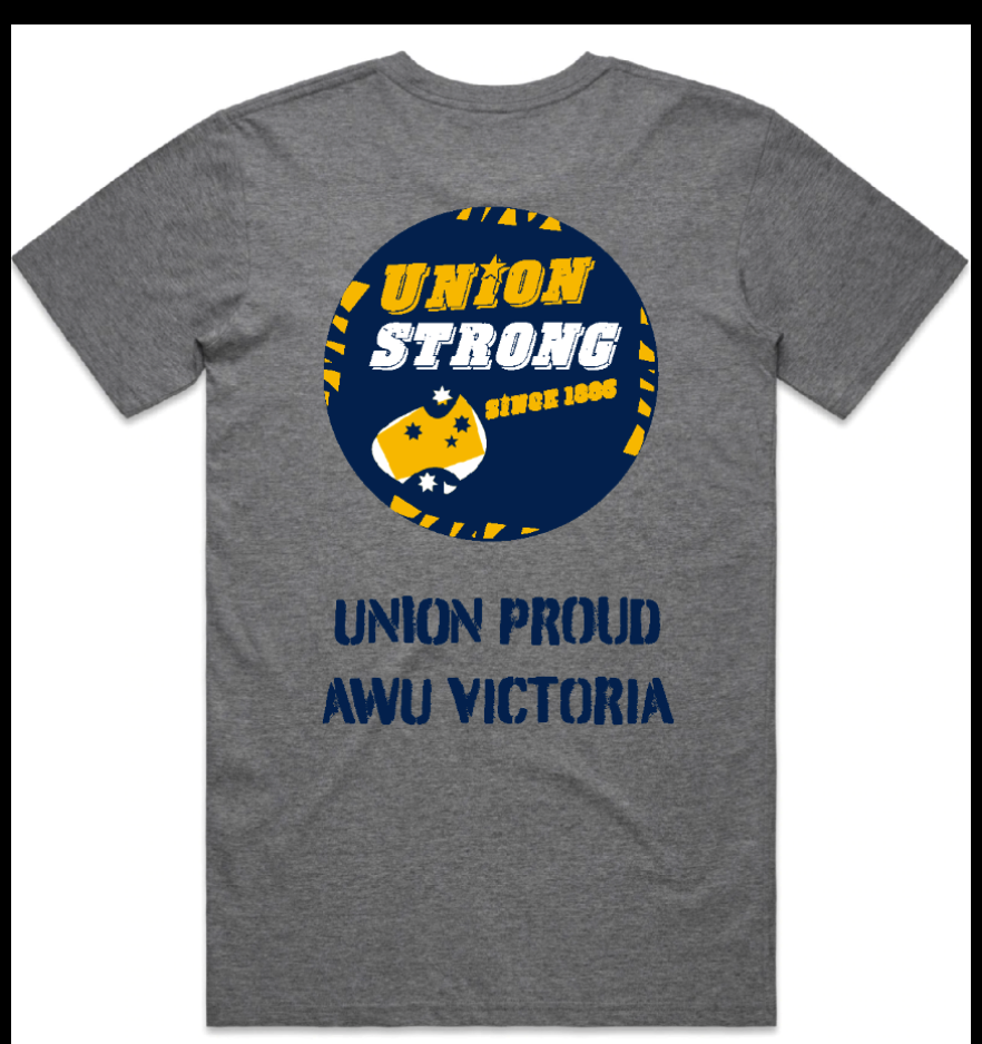 Union Strong Grey Marle T-Shirt